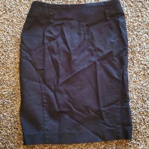 Black pencil skirt